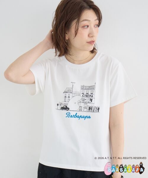 le.coeur blanc / ルクールブラン Tシャツ | 【BARBAPAPA】アートプリントTシャツ | 詳細1