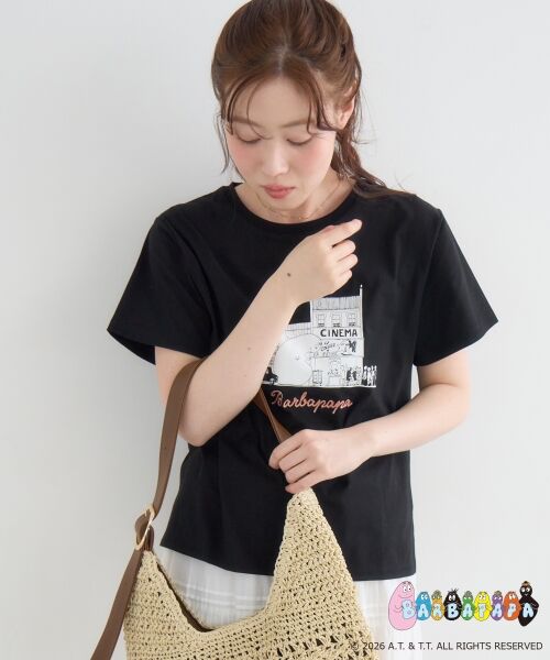 le.coeur blanc / ルクールブラン Tシャツ | 【BARBAPAPA】アートプリントTシャツ | 詳細11