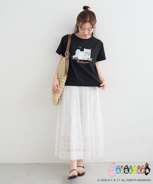 le.coeur blanc / ルクールブラン Tシャツ | 【BARBAPAPA】アートプリントTシャツ | 詳細12