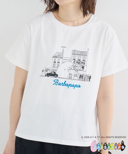 le.coeur blanc / ルクールブラン Tシャツ | 【BARBAPAPA】アートプリントTシャツ | 詳細3