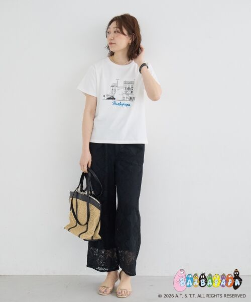 le.coeur blanc / ルクールブラン Tシャツ | 【BARBAPAPA】アートプリントTシャツ | 詳細7