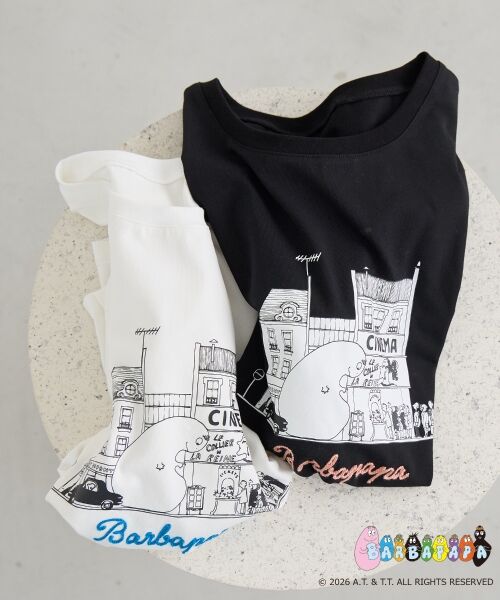 le.coeur blanc / ルクールブラン Tシャツ | 【BARBAPAPA】アートプリントTシャツ | 詳細8