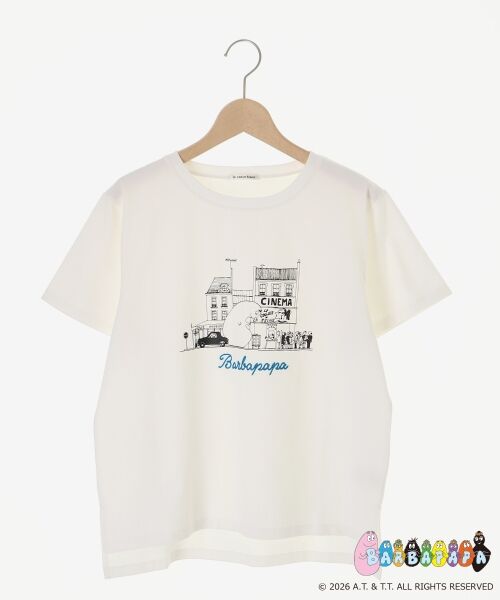 le.coeur blanc / ルクールブラン Tシャツ | 【BARBAPAPA】アートプリントTシャツ | 詳細1