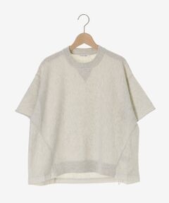 le.coeur blanc / ルクールブラン ニット・セーター | スウェットライクハーフスリーブニット