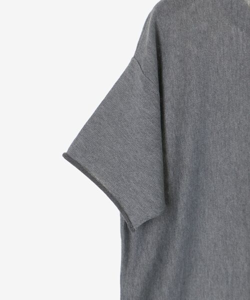 le.coeur blanc / ルクールブラン ニット・セーター | スウェットライクハーフスリーブニット | 詳細3