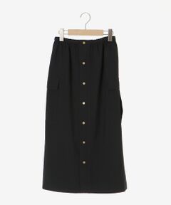 le.coeur blanc / ルクールブラン ロング・マキシ丈スカート | ドットボタンサイドポケットスカート