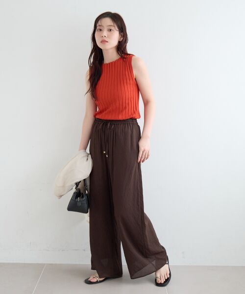 le.coeur blanc / ルクールブラン その他パンツ | シアーボイルイージーワイドパンツ | 詳細12