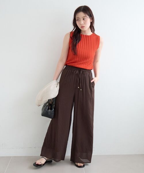 le.coeur blanc / ルクールブラン その他パンツ | シアーボイルイージーワイドパンツ | 詳細13