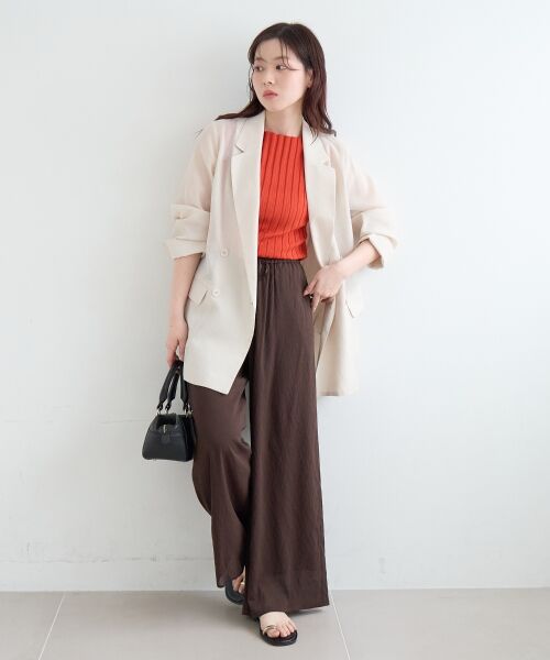 le.coeur blanc / ルクールブラン その他パンツ | シアーボイルイージーワイドパンツ | 詳細14