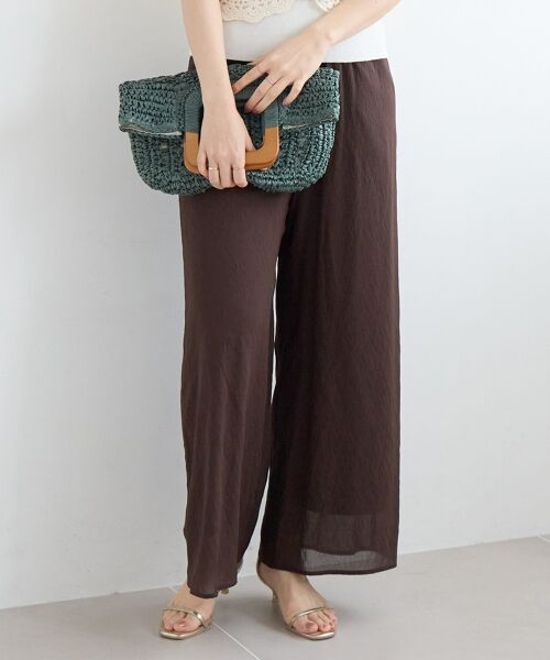 le.coeur blanc / ルクールブラン その他パンツ | シアーボイルイージーワイドパンツ | 詳細16