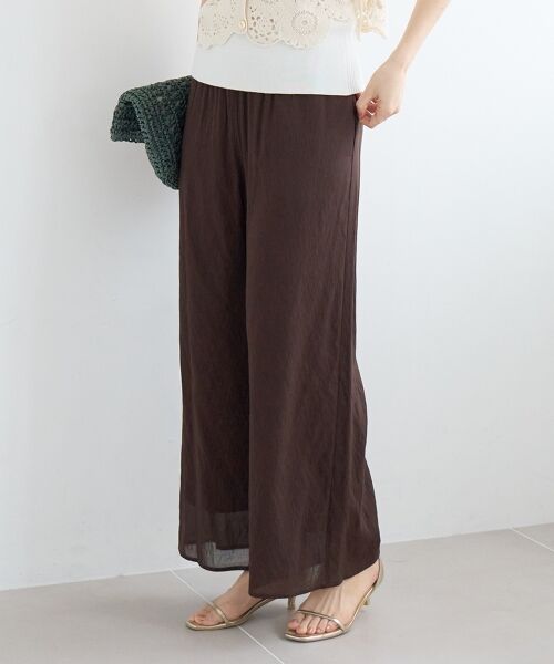 le.coeur blanc / ルクールブラン その他パンツ | シアーボイルイージーワイドパンツ | 詳細17