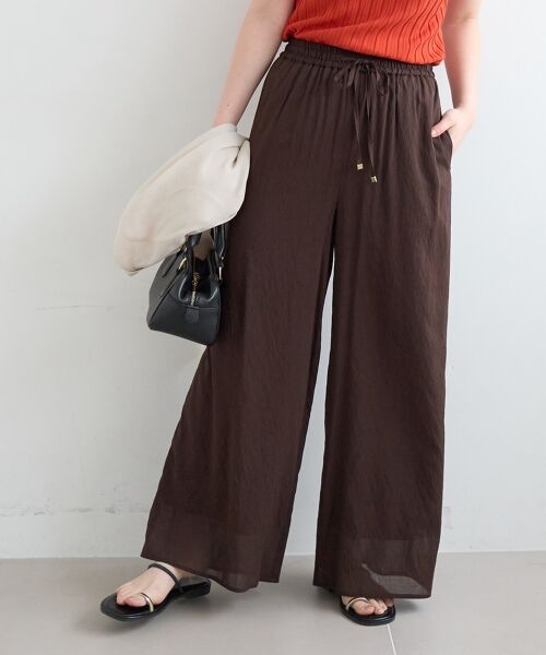 le.coeur blanc / ルクールブラン その他パンツ | シアーボイルイージーワイドパンツ | 詳細2