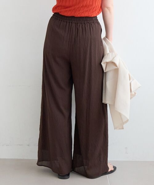 le.coeur blanc / ルクールブラン その他パンツ | シアーボイルイージーワイドパンツ | 詳細5