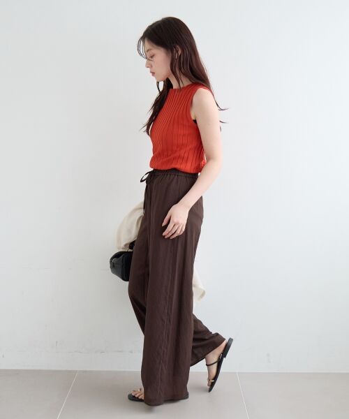 le.coeur blanc / ルクールブラン その他パンツ | シアーボイルイージーワイドパンツ | 詳細9