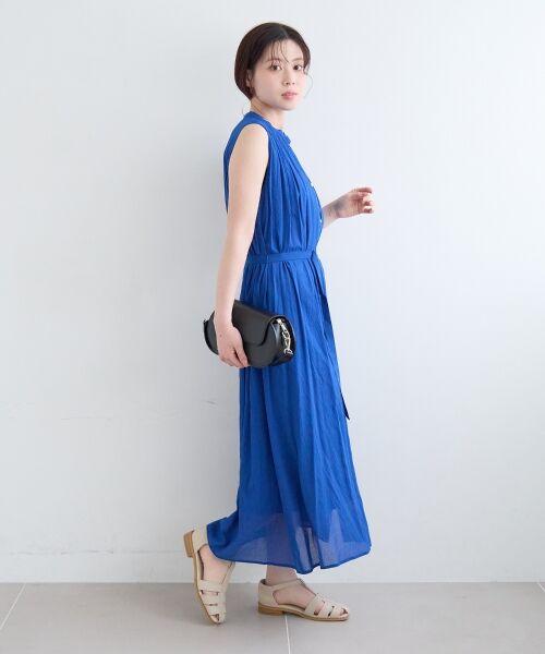 le.coeur blanc / ルクールブラン ロング・マキシ丈ワンピース | シアーボイルノースリーブワンピース | 詳細16