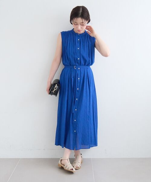 le.coeur blanc / ルクールブラン ロング・マキシ丈ワンピース | シアーボイルノースリーブワンピース | 詳細17