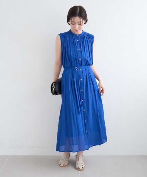 le.coeur blanc / ルクールブラン ロング・マキシ丈ワンピース | シアーボイルノースリーブワンピース | 詳細19