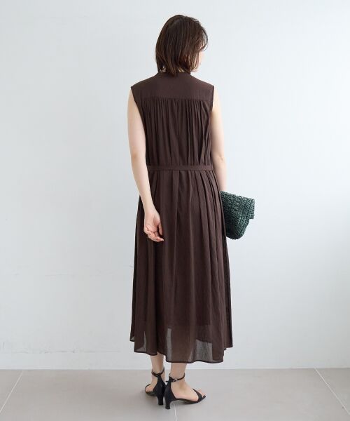 le.coeur blanc / ルクールブラン ロング・マキシ丈ワンピース | シアーボイルノースリーブワンピース | 詳細29