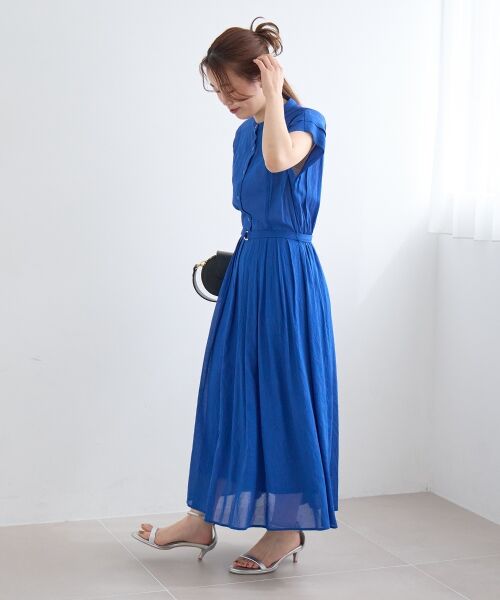 le.coeur blanc / ルクールブラン ロング・マキシ丈ワンピース | シアーボイルフレンチスリーブワンピース | 詳細21