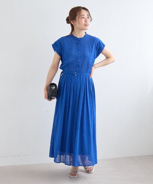 le.coeur blanc / ルクールブラン ロング・マキシ丈ワンピース | シアーボイルフレンチスリーブワンピース | 詳細25