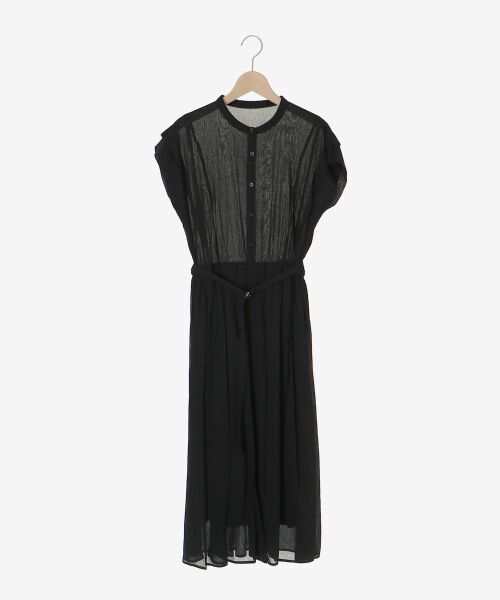 le.coeur blanc / ルクールブラン ロング・マキシ丈ワンピース | シアーボイルフレンチスリーブワンピース | 詳細9