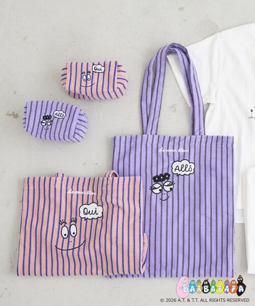 le.coeur blanc / ルクールブラン トートバッグ | 【BARBAPAPA】パイルトートバッグ | 詳細8