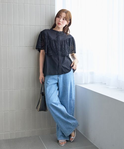 le.coeur blanc / ルクールブラン シャツ・ブラウス | カットワークレースブラウス | 詳細23