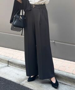 le.coeur blanc / ルクールブラン その他パンツ | 【接触冷感・速乾】ハイストレッチカルゼベルテッドパンツ