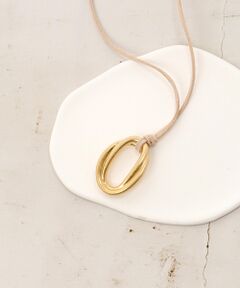 le.coeur blanc / ルクールブラン ネックレス・ペンダント・チョーカー | スエードコードニュアンスモチーフネックレス