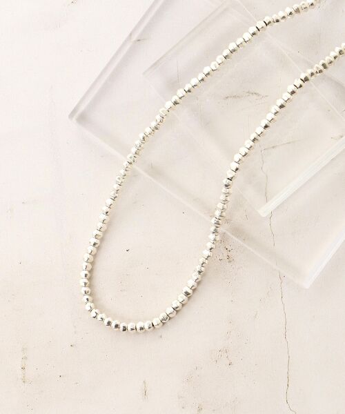 le.coeur blanc / ルクールブラン ネックレス・ペンダント・チョーカー | イビツボールチェーンショートネックレス（シルバー）