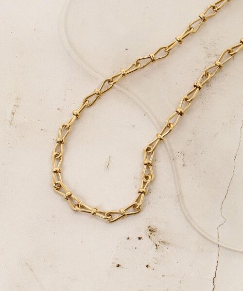 le.coeur blanc / ルクールブラン ネックレス・ペンダント・チョーカー | ステンレスデザインチェーンネックレス（ゴールド）
