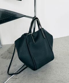 le.coeur blanc / ルクールブラン トートバッグ | ミニショルダー付ボールチェーントート