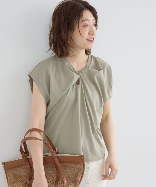 le.coeur blanc / ルクールブラン Tシャツ | 《WEB限定》フロントツイストTシャツ | 詳細24