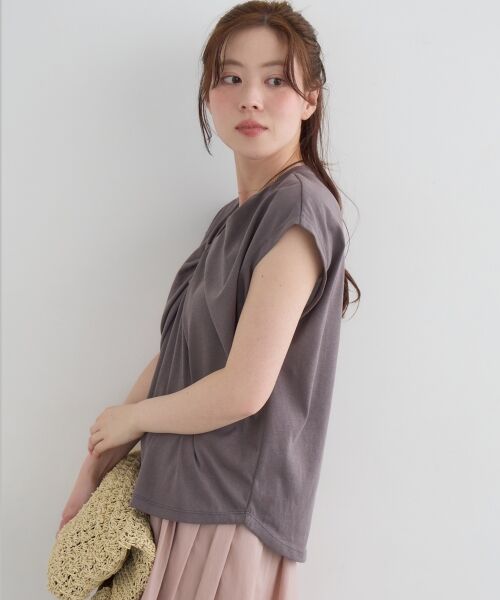 le.coeur blanc / ルクールブラン Tシャツ | 《WEB限定》フロントツイストTシャツ | 詳細6