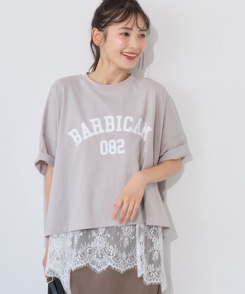 le.coeur blanc / ルクールブラン Tシャツ | 《WEB限定アイテム》カレッジロゴオーバーTシャツ | 詳細14