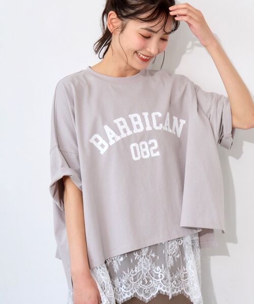 le.coeur blanc / ルクールブラン Tシャツ | 《WEB限定アイテム》カレッジロゴオーバーTシャツ | 詳細19