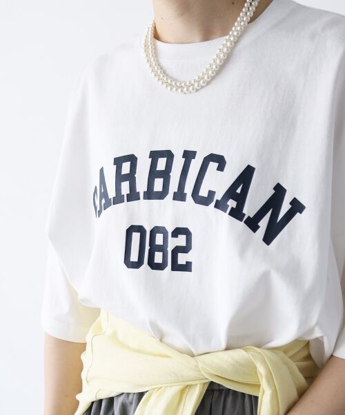 le.coeur blanc / ルクールブラン Tシャツ | 《WEB限定アイテム》カレッジロゴオーバーTシャツ | 詳細2