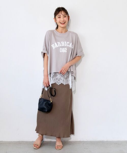 le.coeur blanc / ルクールブラン Tシャツ | 《WEB限定アイテム》カレッジロゴオーバーTシャツ | 詳細21
