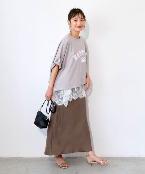 le.coeur blanc / ルクールブラン Tシャツ | 《WEB限定アイテム》カレッジロゴオーバーTシャツ | 詳細24