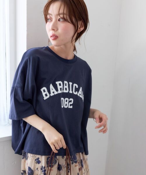 le.coeur blanc / ルクールブラン Tシャツ | 《WEB限定アイテム》カレッジロゴオーバーTシャツ | 詳細30