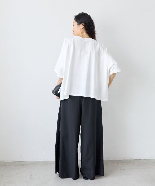 le.coeur blanc / ルクールブラン Tシャツ | 《WEB限定アイテム》カレッジロゴオーバーTシャツ | 詳細8
