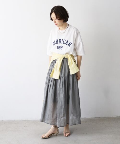 le.coeur blanc / ルクールブラン Tシャツ | 《WEB限定アイテム》カレッジロゴオーバーTシャツ | 詳細9