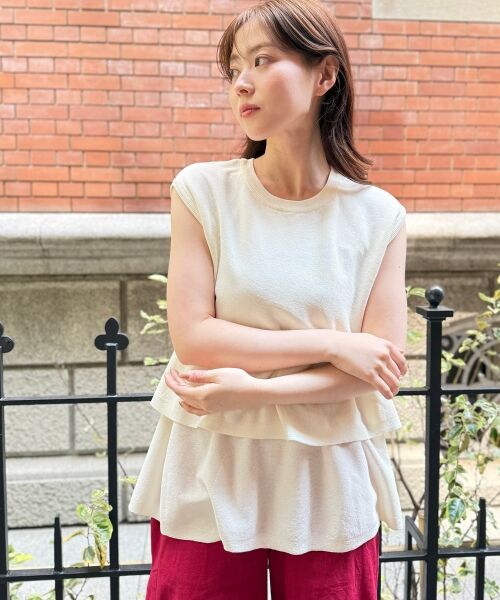 le.coeur blanc / ルクールブラン ニット・セーター | 《WEB限定アイテム》ティアードフリルニットプルオーバー | 詳細11