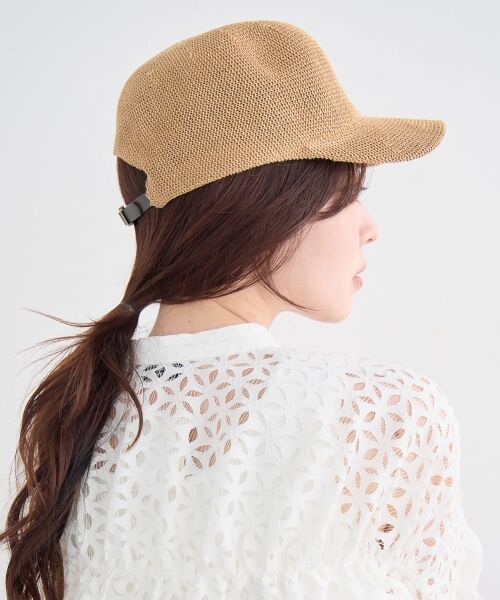 le.coeur blanc / ルクールブラン キャップ | 《WEB限定アイテム》ペーパーキャップ（ブラウン）