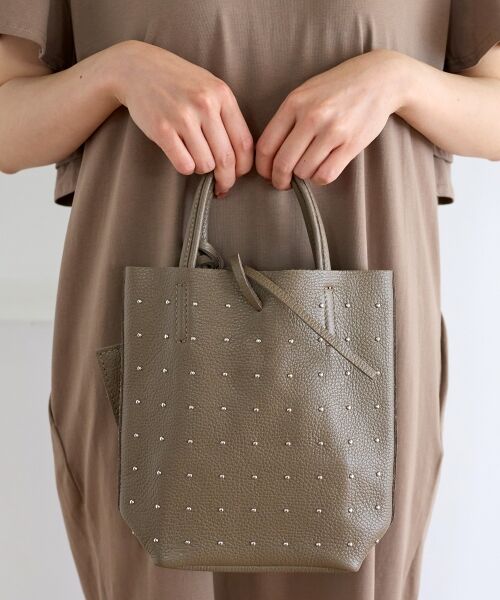 le.coeur blanc / ルクールブラン トートバッグ | MILLELA FIRENZEスタッズミニトートバッグ | 詳細6