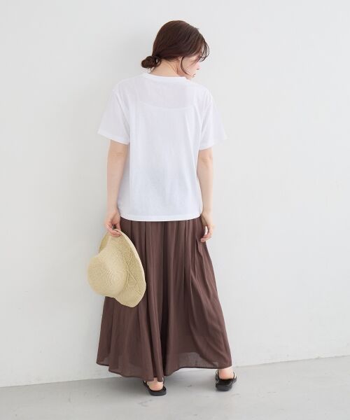 le.coeur blanc / ルクールブラン Tシャツ | JARDIN FLEURIフォトTEE | 詳細12