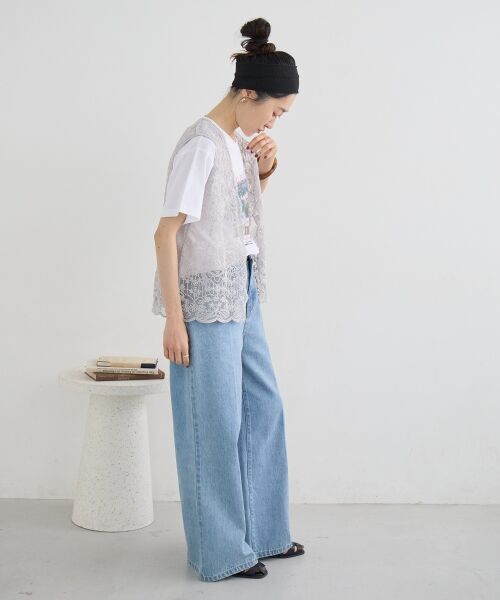 le.coeur blanc / ルクールブラン Tシャツ | JARDIN FLEURIフォトTEE | 詳細15