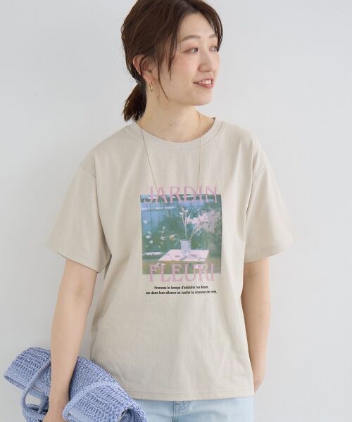 le.coeur blanc / ルクールブラン Tシャツ | JARDIN FLEURIフォトTEE | 詳細21
