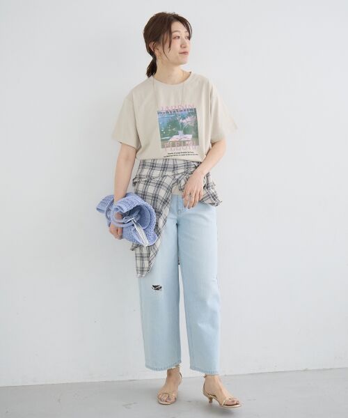le.coeur blanc / ルクールブラン Tシャツ | JARDIN FLEURIフォトTEE | 詳細22
