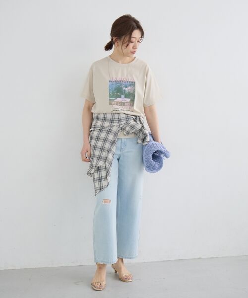 le.coeur blanc / ルクールブラン Tシャツ | JARDIN FLEURIフォトTEE | 詳細24